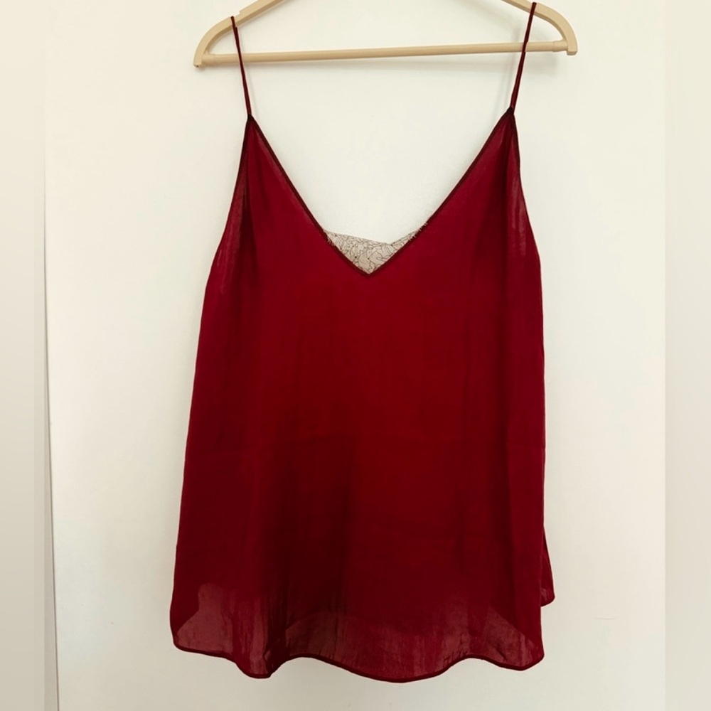 Free People Burgundy Top NWOT - Picture 6 of 6